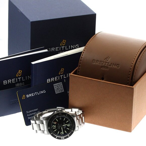 BREITLING Super Ocean 42 A17366 Date black Dial Automatic Men's Watch - Picture 5 of 12